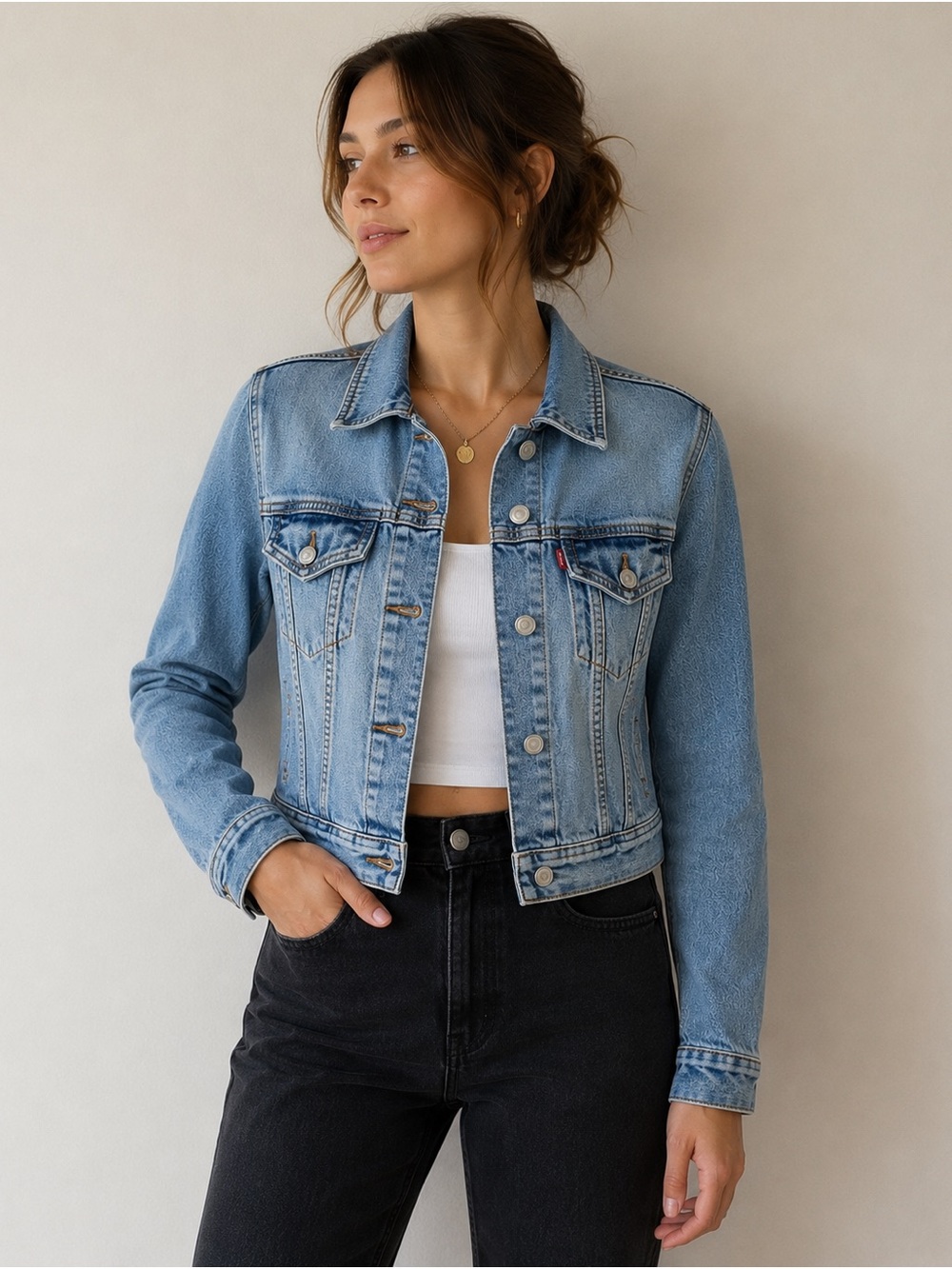 Levi’s Women’s Original Trucker Denim Jacket Light Wash Size Small Classic